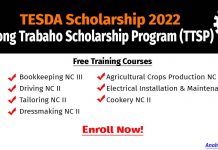 TESDA Scholarship | Free Training Course TESDA Scholarship TTSP 2022